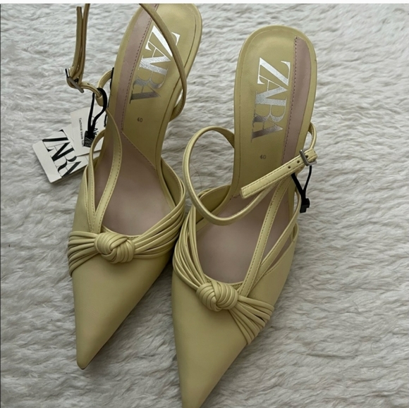 ZARA KNOTTED HEELED SHOES 🎉 - Picture 7 of 12